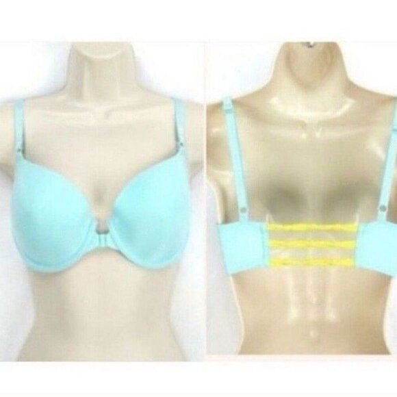 Victorias Secret Demi Bra Strappy Front Close 32dd - Picture 5 of 6